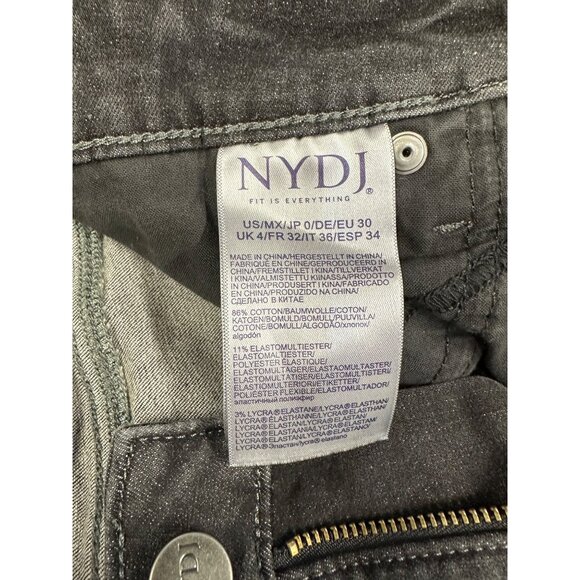 NYDJ Womens Mid Rise Sheri Slim Fit Ankle Stretch Denim Jeans Remington Size 0 - Picture 5 of 10